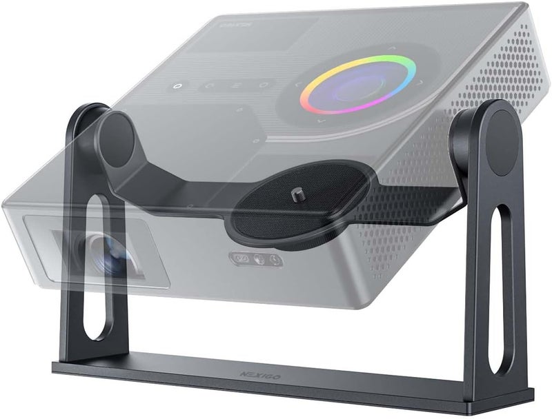 NEXIGO حامل مكتب جيمبال لجهاز عرض نوفا ميني، قابل للتعديل بزاوية 360 درجة، تصميم أنيق مدمج، إعداد سهل، مثالي للسقف، غرفة النوم والفناء الخلفي - Image 1